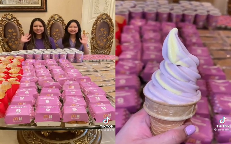  Sisca Kohl Borong BTS Meal dan Bikin Es Krim Saus Cajun, Warganet: Pantes Sold Out!