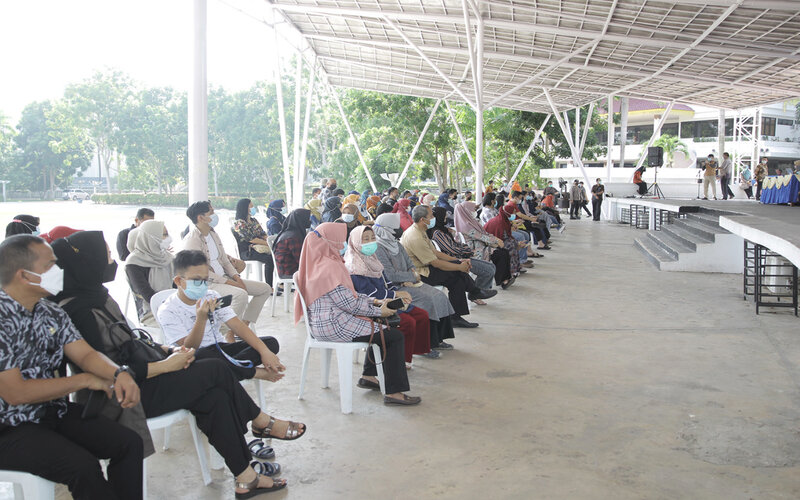  Vaksinasi Covid-19 Sasar 750 Pegawai Pemkot Batam dan Keluarga