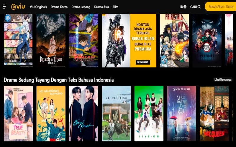  6 Rekomendasi Aplikasi Streaming Drakor 