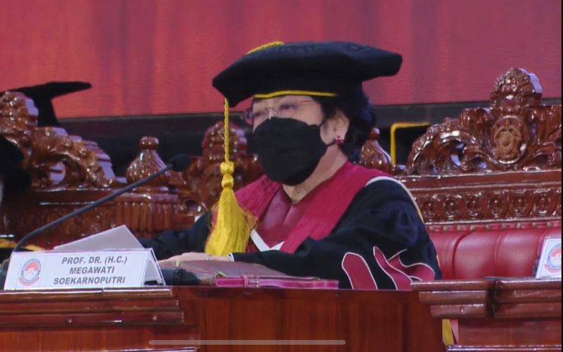  Megawati Dikukuhkan Jadi Profesor Kehormatan, Kemendikbudristek Beri Selamat