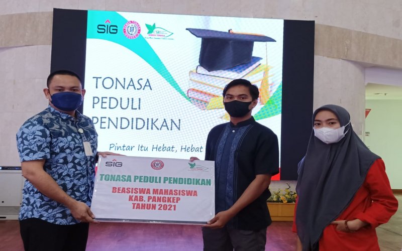  Program Beasiswa Tonasa, 140 Mahasiswa Pangkep Terima Manfaat