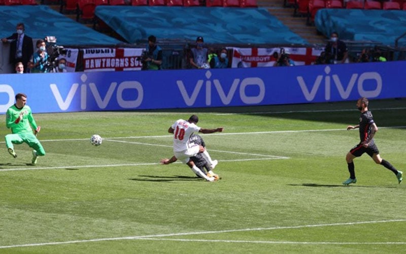  Inggris Sikat Kroasia di Grup D Piala Eropa (Euro 2020), Gol Sterling