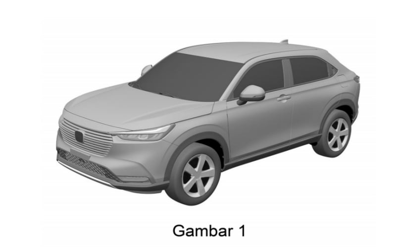  Desain Honda HR-V Baru Masuk Daftar Ditjen KI, Siap Dirilis?