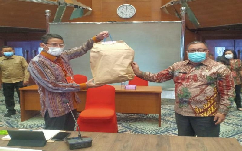  Menparekraf Sandiaga Uno Dukung Pengembangan Wisata Budaya OKI