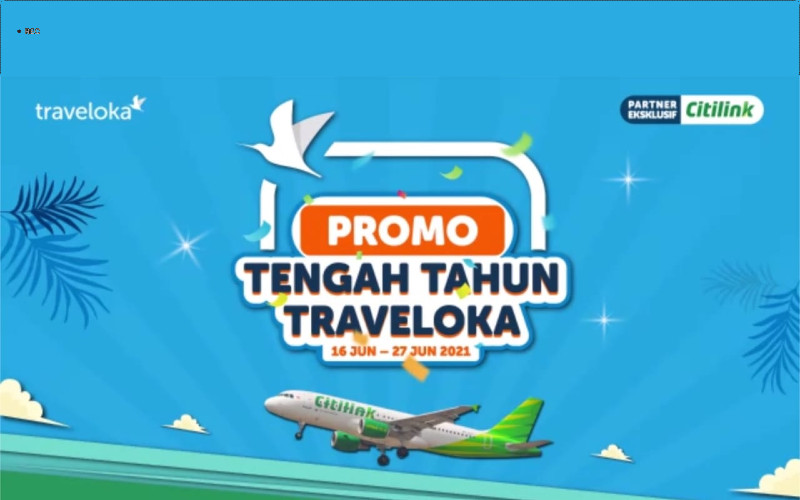 Asik, Traveloka dan Citilink Tebar Promo Tengah Tahun