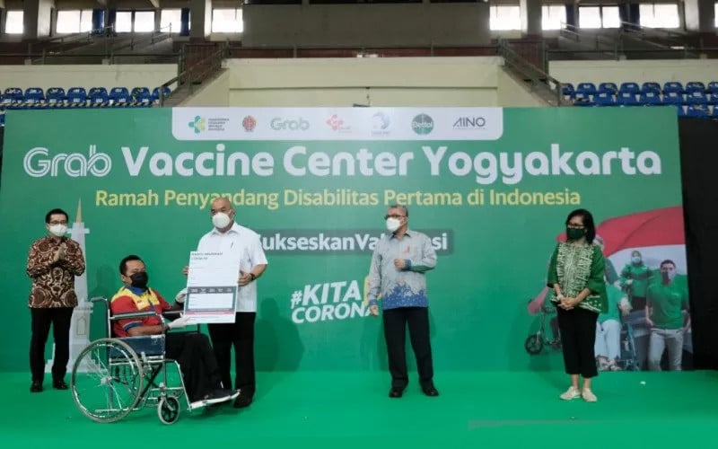  Grab Luncurkan Pusat Vaksinasi bagi Penyandang Disabilitas di Yogyakarta 