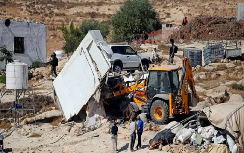  Pasukan Israel Bongkar 8 Bangunan di Hebron