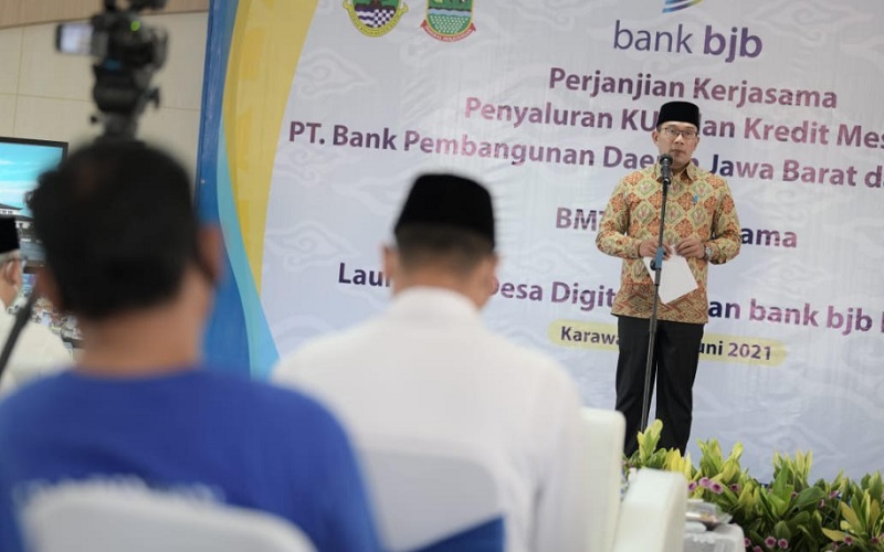  Ridwan Kamil Luncurkan Desa Digital Parakan Binaan Bank BJB