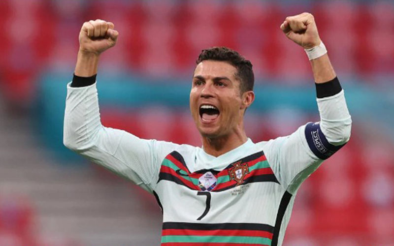 Akhirnya! Cristiano Ronaldo Cetak Gol Pertamanya ke Gawang Jerman