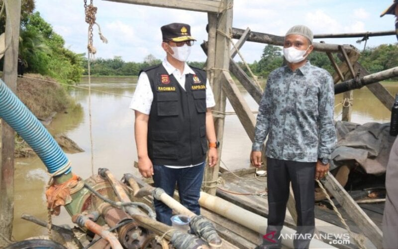  Penambangan Emas di Sungai Batang Tebo Marak, Ini Kata Polisi