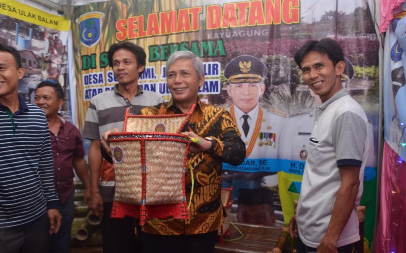  OKI Kembangkan Kerajinan Purun di Lahan Gambut