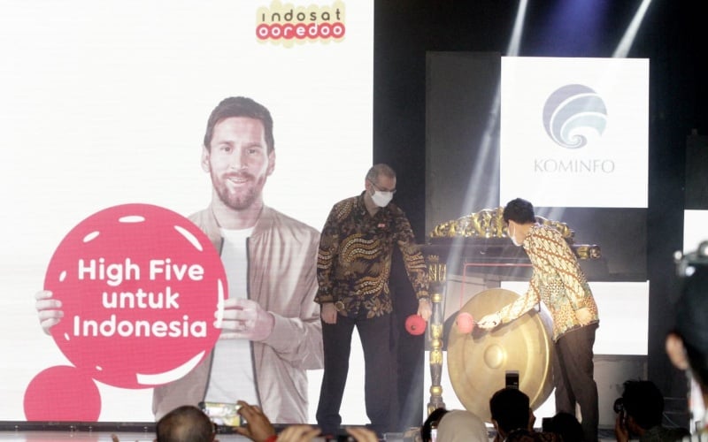  Ada Lionel Messi di Peluncuran 5G Indosat (ISAT)