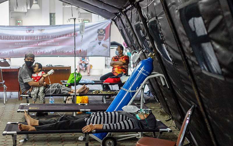  RSUD Cibinong Penuh, Pasien Dirawat di Tenda Darurat