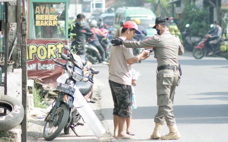  Tegakkan Prokes, Operasi Yustisi Digelar di Perbatasan Bandung Raya