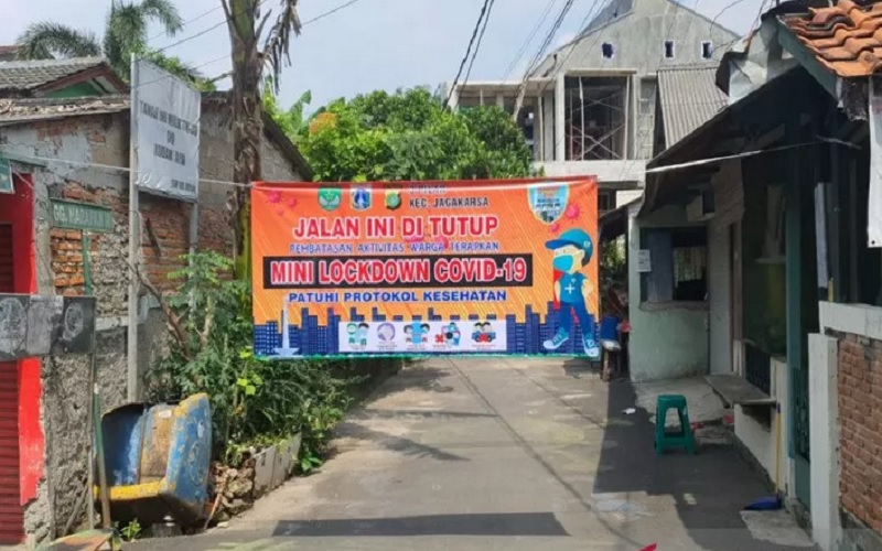  Jagakarsa Lockdown! 76 Warga Positif Covid-19, 4 Orang Meninggal
