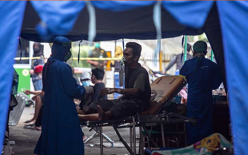  Kasus Covid-19 di Yogyakarta Meningkat, RSUP Sardjito Bangun Tenda Darurat Untuk IGD Pasien Covid-19