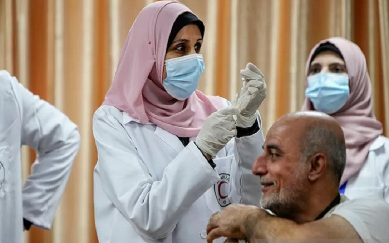  Jepang Beri Bantuan Pembelian Vaksin Covid-19 ke Palestina
