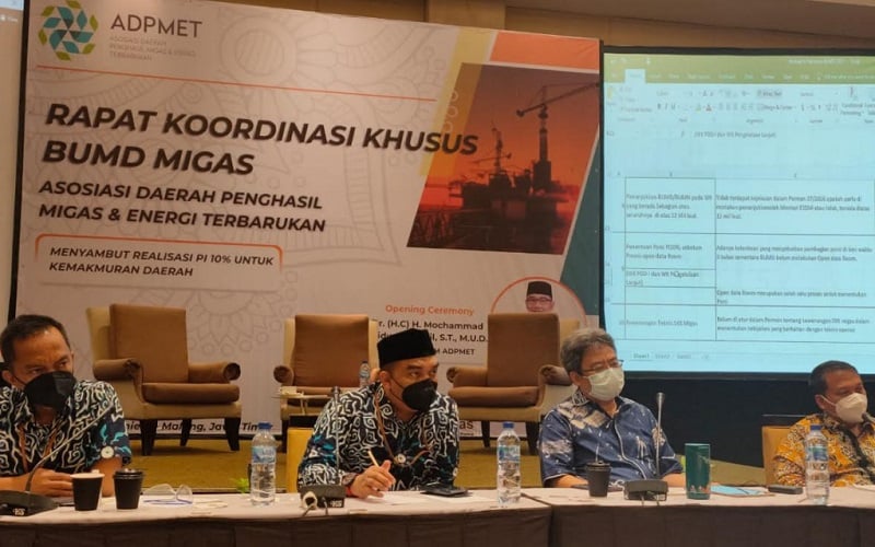  ADPMET akan Akselerasi Pengalihan PI Wilayah Kerja Migas dari KKKS ke BUMD