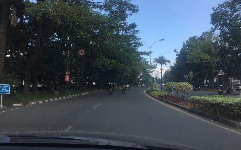  Hari Kedua PPKM Darurat, Jalanan Bandung Lebih Leluasa