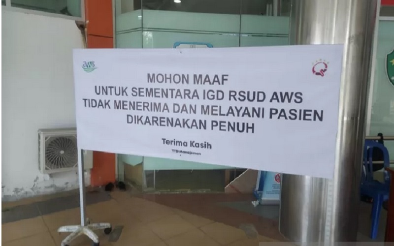  RSUD Abdul Wahab Tutup IGD Akibat Lonjakan Pasien Covid-19, Begini Penjelasan Manajemen