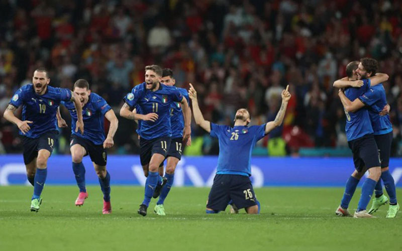  Italia ke Final Euro 2020, Menang Adu Penalti vs Spanyol 4–2