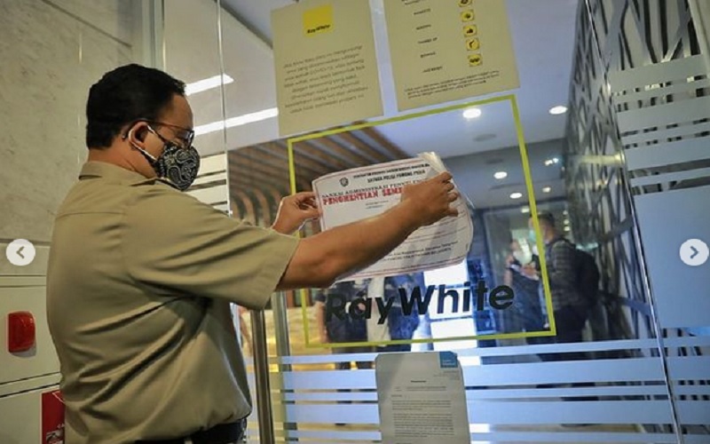  Kantor PT Equity Life-Ray White Indonesia Disegel, Ini Pesan Anies untuk Pekerja