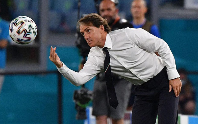  Meski Kesulitan Hadapi Spanyol, Mancini: Italia Layak ke Final Euro 2020