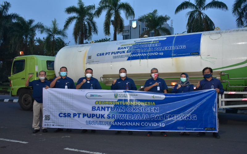  Oksigen Langka, Pusri Suplai 21,73 Ton Oksigen Cair ke Rumah Sakit