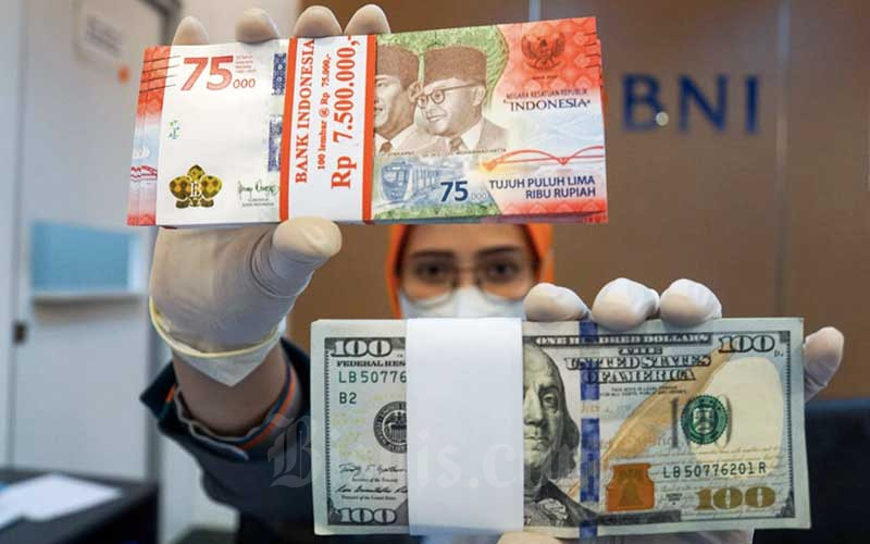  Nilai Tukar Rupiah Terhadap Dolar AS Kembali Melemah ke Level Rp14.482,5