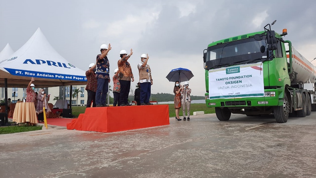  Tanoto Foundation Suplai 500 Ton Oksigen Bagi Pasien Covid-19