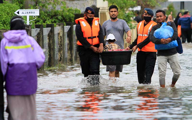  Curah Hujan Tinggi, Puluhan Rumah di Aceh Terendam Banjir