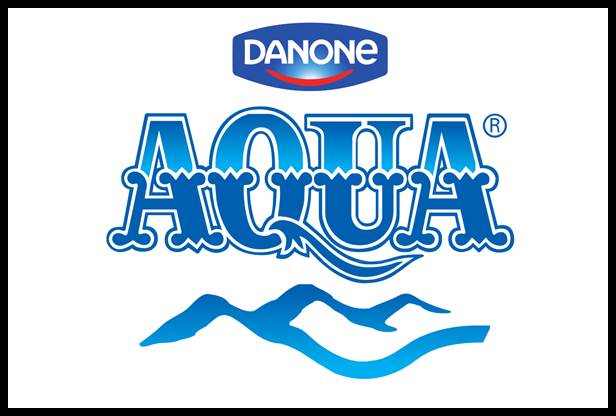 Logo Danone Aqua. /Wikimedia
