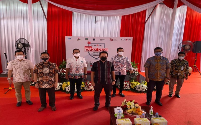  Percepatan Vaksinasi, OJK Dukung Hadirnya Sentra Vaksinasi Covid-19 Bank DKI