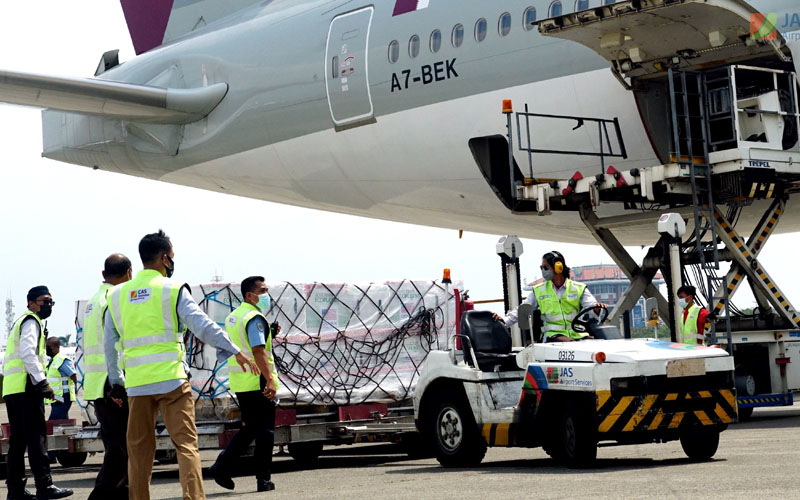  JAS Airport Services Tangani Kedatangan 3 Juta Vaksin Moderna