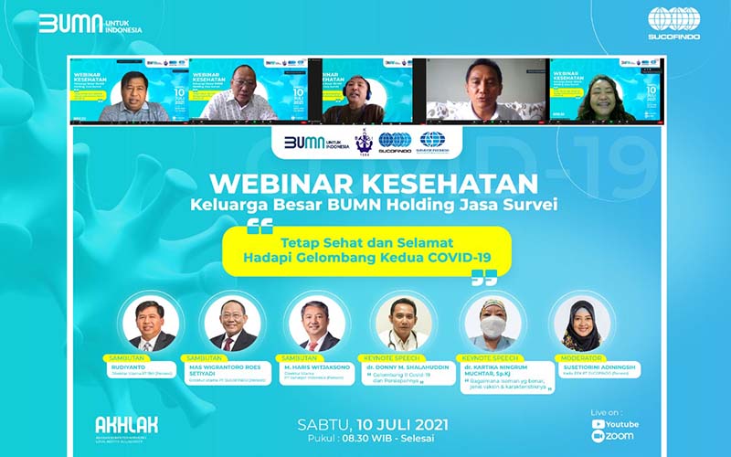  Webinar BUMN Holding Jasa Survei: Ternyata Ini Penyebab Akselerasi Penyebaran Virus Corona