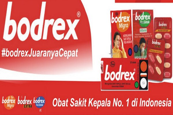 Bodrex, salah satu produk PT Tempo Scan Pacific Tbk. (TSPC).