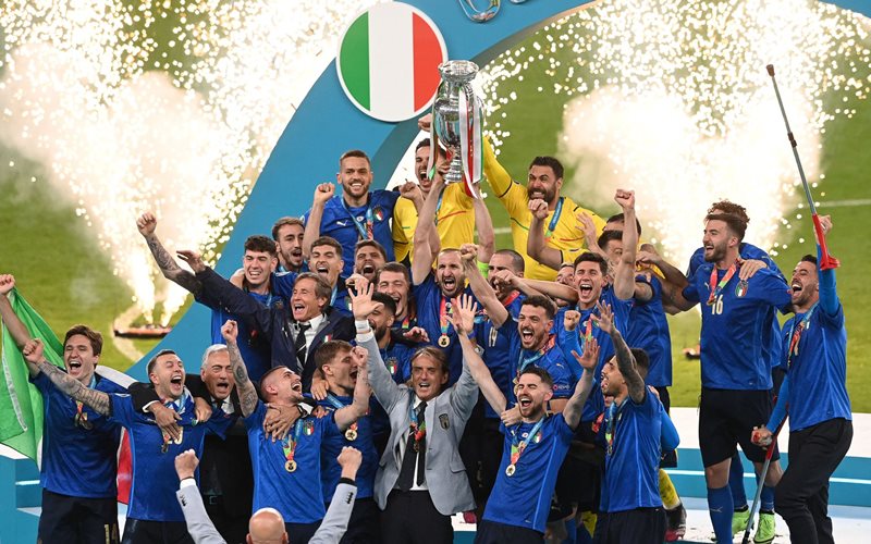 Italia juara Euro 2020/Twitter UEFA