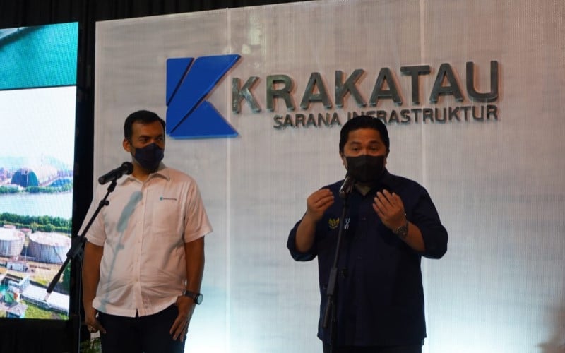  Erick Thohir Resmikan Subholding KSI, Dukung Optimalisasi Kinerja Krakatau Steel (KRAS)