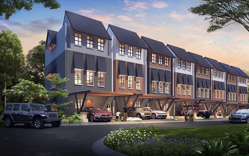  Synthesis Development Kembangkan Rumah Tapak Bergaya Skandinavia di Cijantung