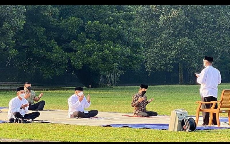  Salat Iduladha di Istana Bogor, Presiden Jokowi: Semua Cobaan Dapat Dilalui