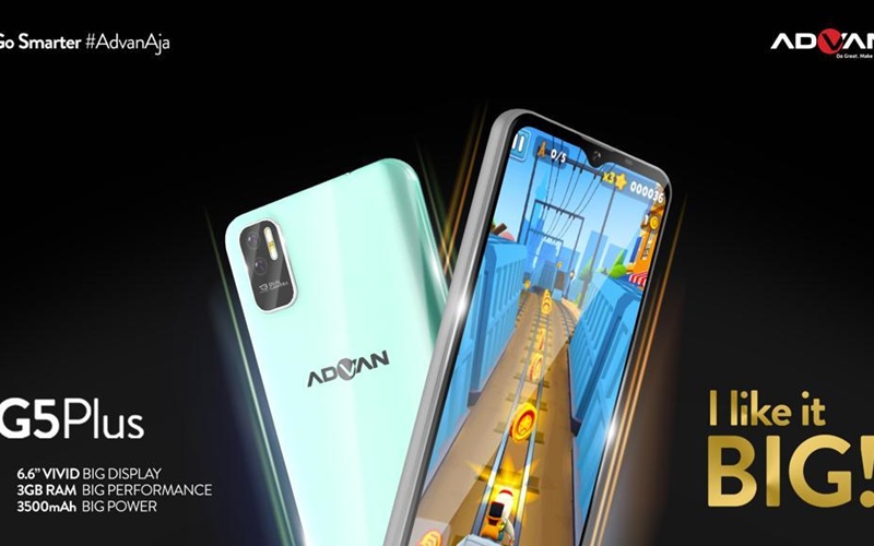  Advan Rilis Seri G5 Plus, Ini Spesifikasi dan Harganya