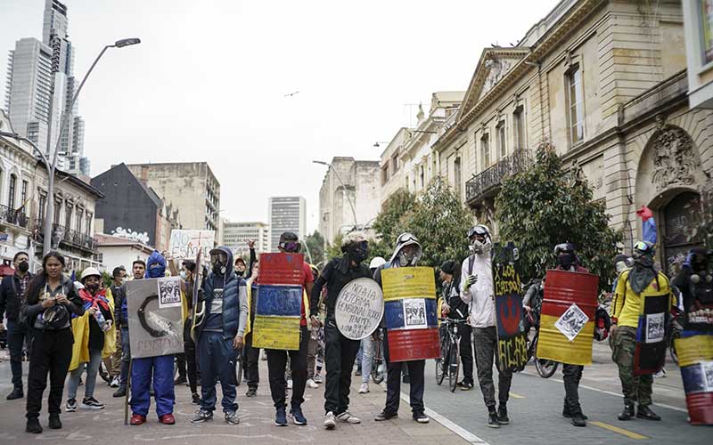  Ribuan Warga Kolombia Turun ke Jalan Saat Unjuk Rasa Anti Pemerintah