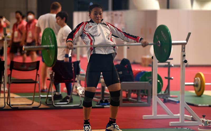  Lifter putri Indonesia Windy Cantika Aisah Mulai Jalani Latihan Sebelum Bertanding di Kelas 49 Kg Putri Olimpiade Tokyo 2020