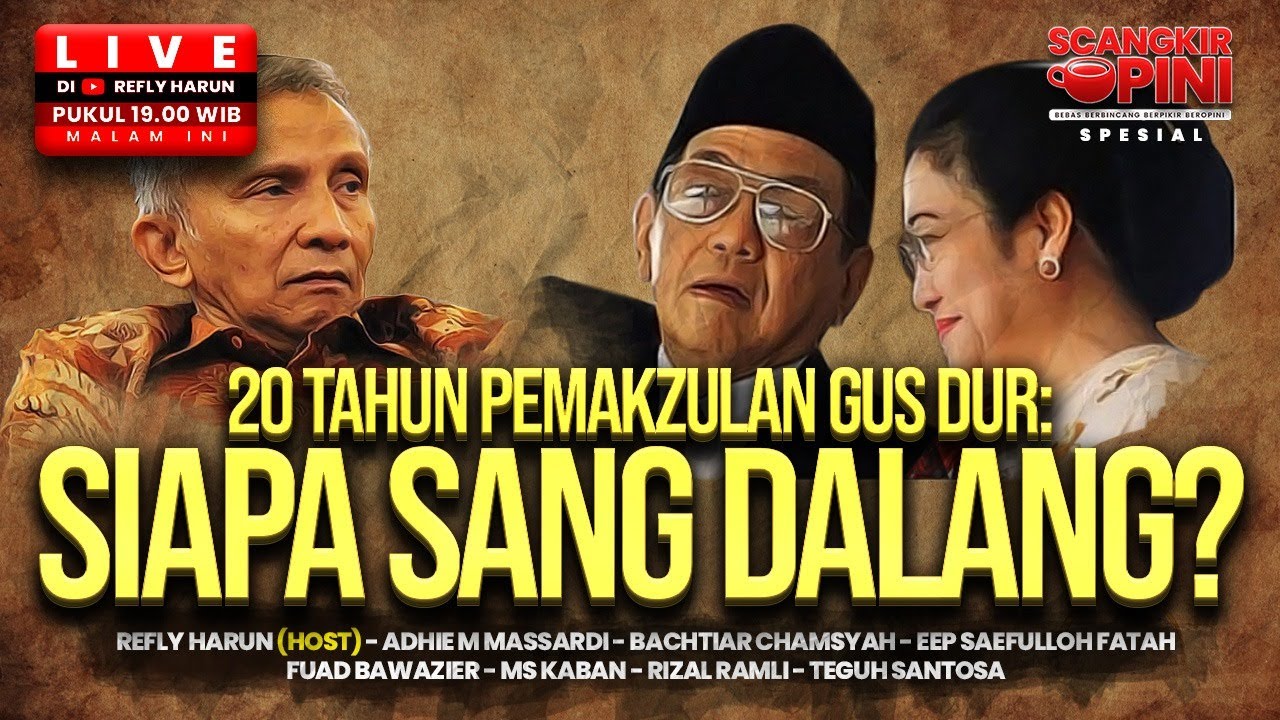  Rizal Ramli: Seandainya Gus Dur Minta Maaf ke Megawati Bisa Jadi Tidak Lengser