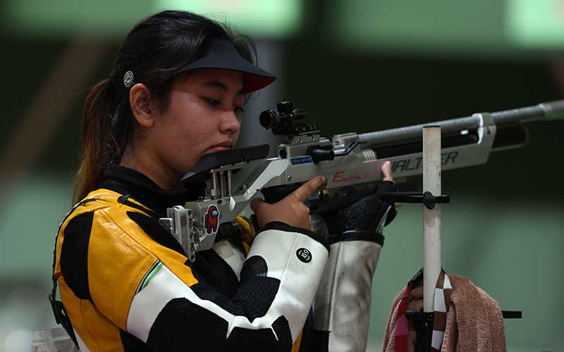  Atlet Menembak Putri Indonesia Vidya Rafika Toyyiba Gagal Melaju ke Final Olimpiade Tokyo 2020