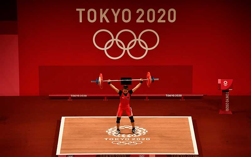  Windy Cantika Aisah Sumbang Medali Pertama Untuk Indonesia Pada Olimpiade Tokyo 2020