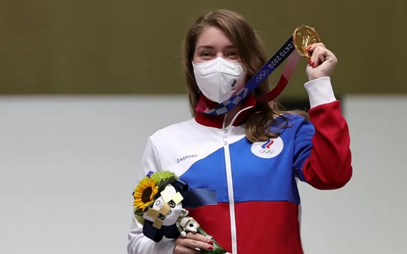  Hasil Olimpiade Tokyo: Petembak Batsarashkina Raih Emas untuk Rusia