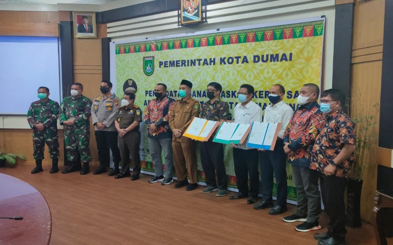  Apical Group Dukung Pembangunan Islamic Center dan Taman Kota di Dumai 