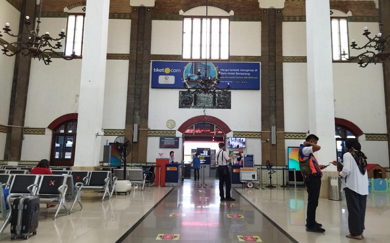 Keamanan Terjaga Di Stasiun Semarang Tawang Dengan CCTV