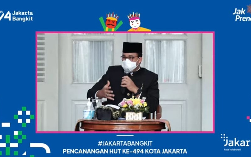  Pandemi Belum Selesai, Anies Minta Warga Tetap Disiplin Patuhi Prokes 